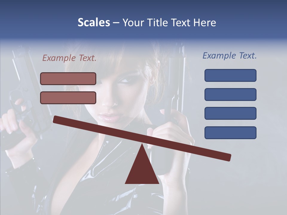 Bodyguard Aim Smoke PowerPoint Template