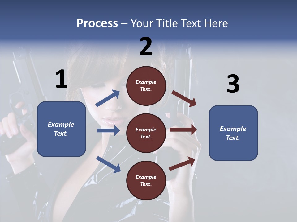 Bodyguard Aim Smoke PowerPoint Template