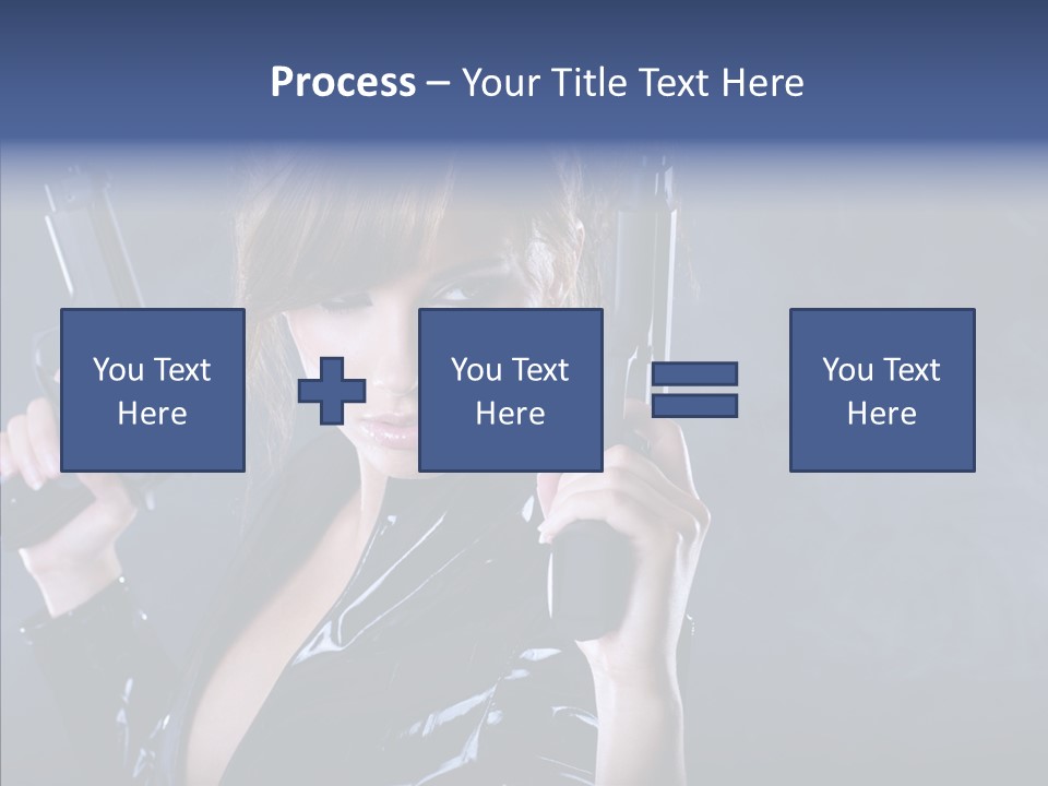 Bodyguard Aim Smoke PowerPoint Template