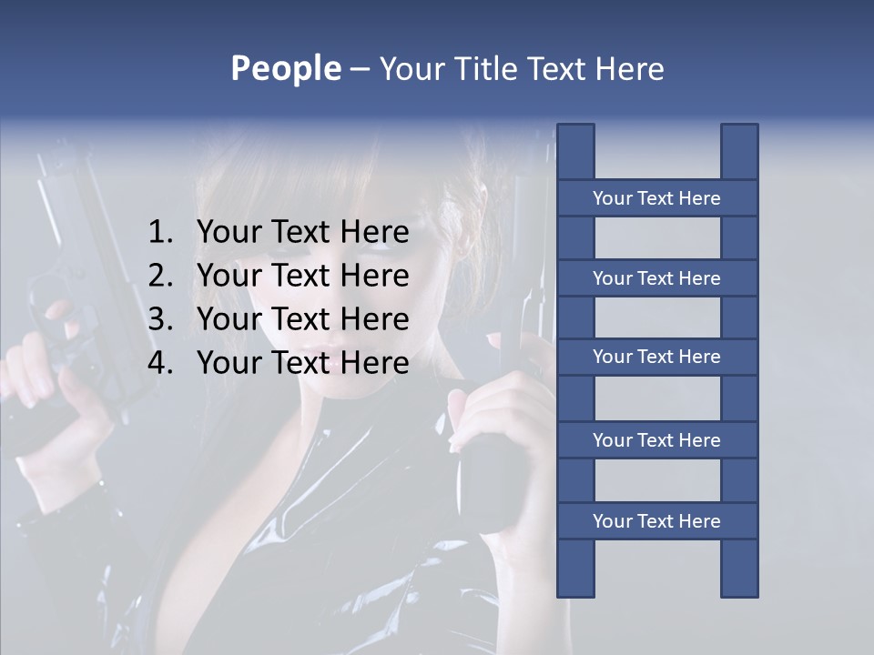 Bodyguard Aim Smoke PowerPoint Template