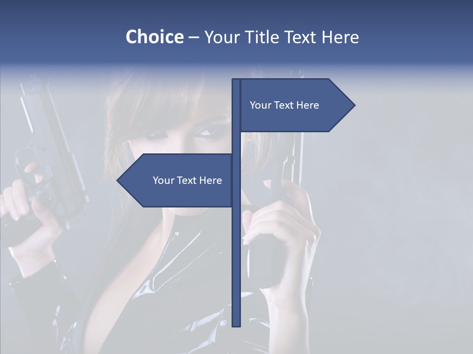 Bodyguard Aim Smoke PowerPoint Template