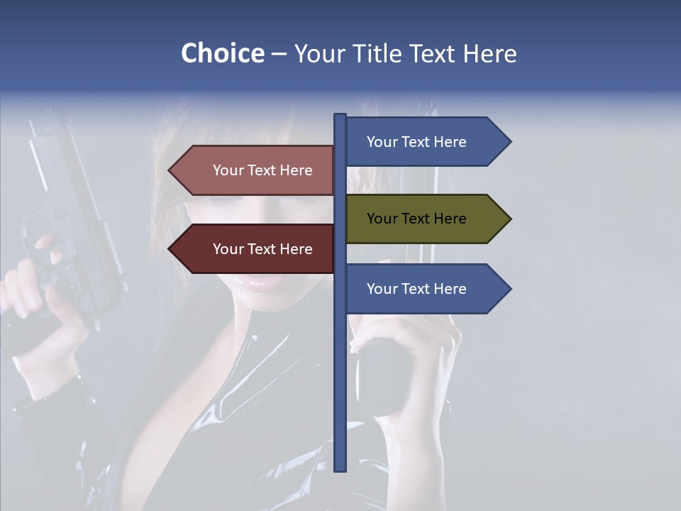 Bodyguard Aim Smoke PowerPoint Template