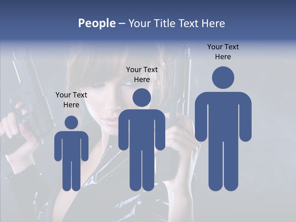 Bodyguard Aim Smoke PowerPoint Template