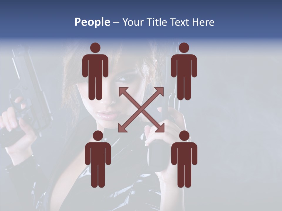 Bodyguard Aim Smoke PowerPoint Template