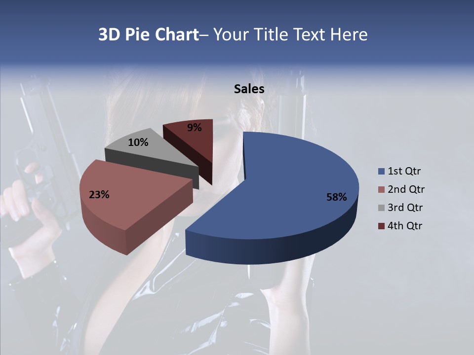 Bodyguard Aim Smoke PowerPoint Template