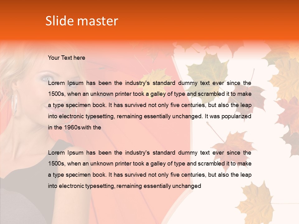 Innocence Harmony Health PowerPoint Template