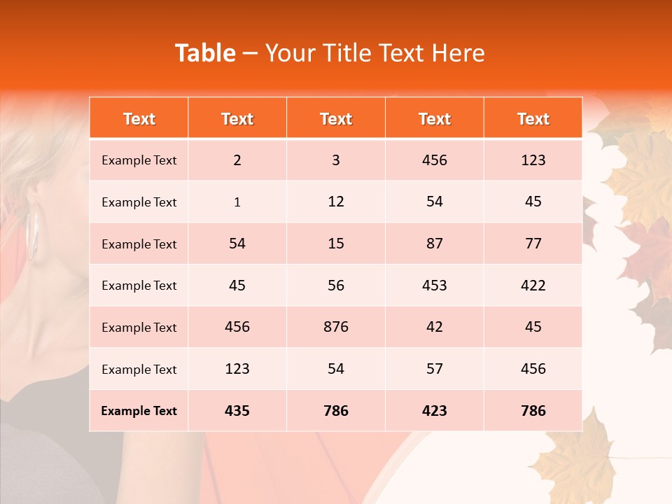 Innocence Harmony Health PowerPoint Template