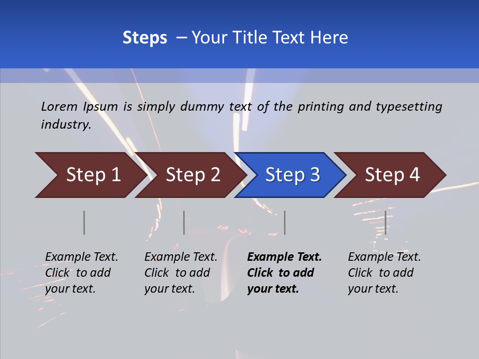Street Fast Curve PowerPoint Template