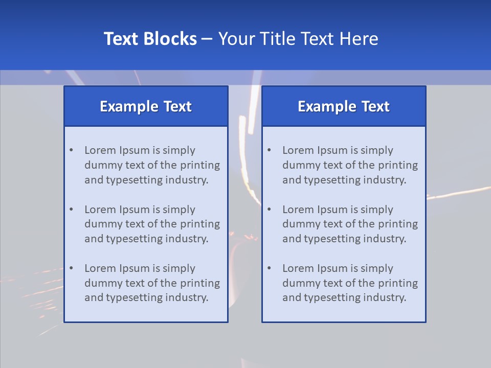 Street Fast Curve PowerPoint Template