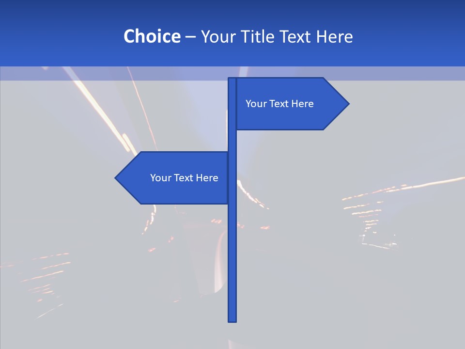 Street Fast Curve PowerPoint Template