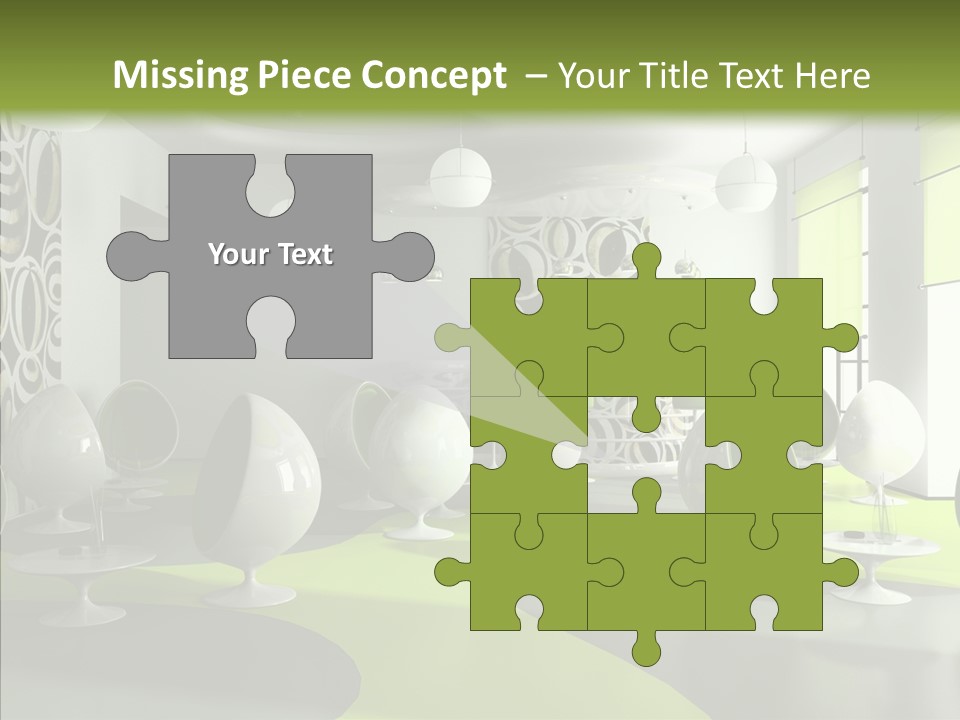 Table Lamp Unusual PowerPoint Template