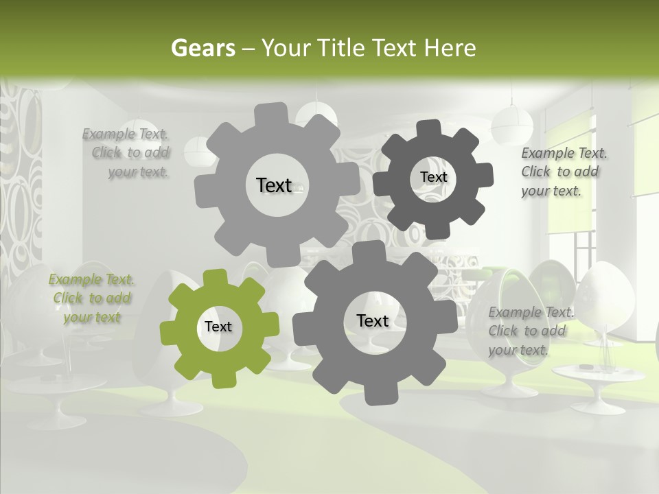 Table Lamp Unusual PowerPoint Template