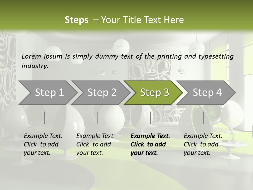 Table Lamp Unusual PowerPoint Template