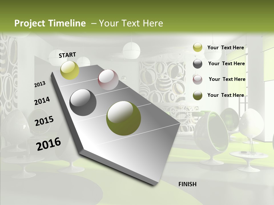 Table Lamp Unusual PowerPoint Template