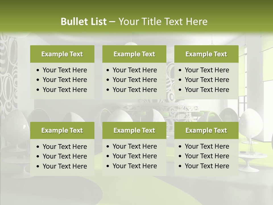 Table Lamp Unusual PowerPoint Template