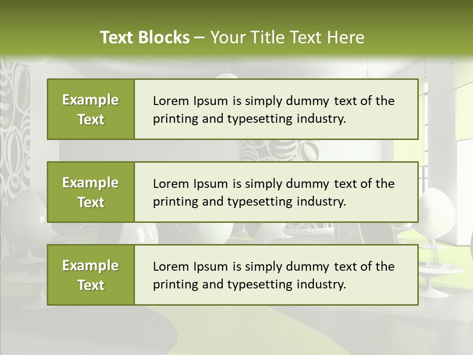 Table Lamp Unusual PowerPoint Template