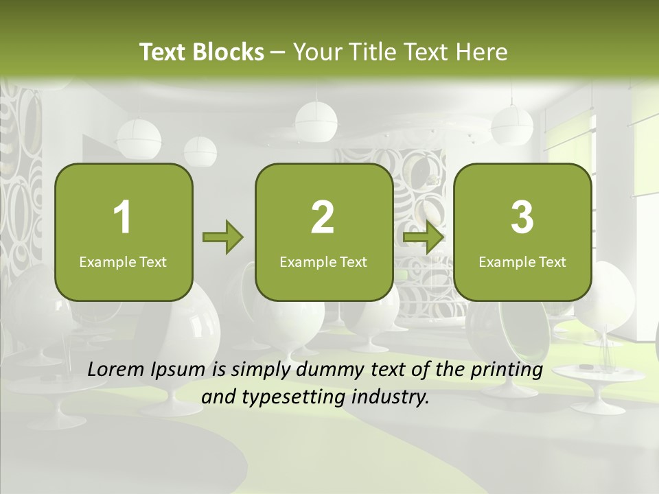 Table Lamp Unusual PowerPoint Template