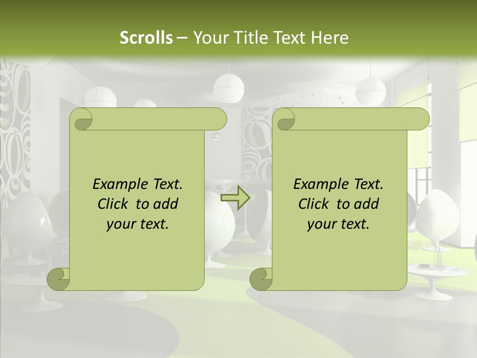 Table Lamp Unusual PowerPoint Template