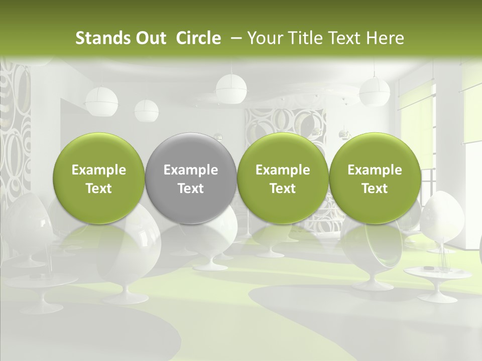 Table Lamp Unusual PowerPoint Template