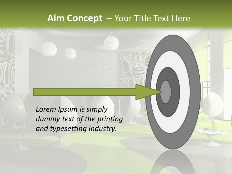 Table Lamp Unusual PowerPoint Template