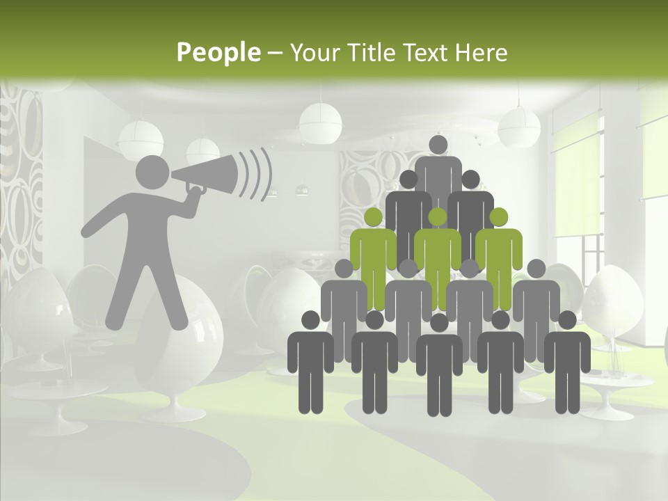 Table Lamp Unusual PowerPoint Template