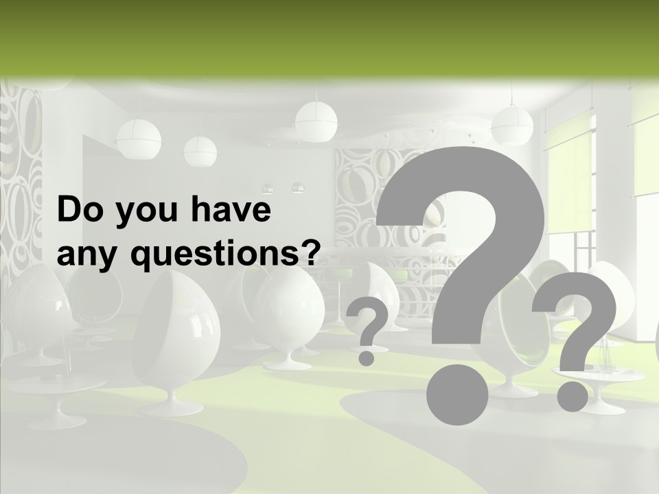 Table Lamp Unusual PowerPoint Template