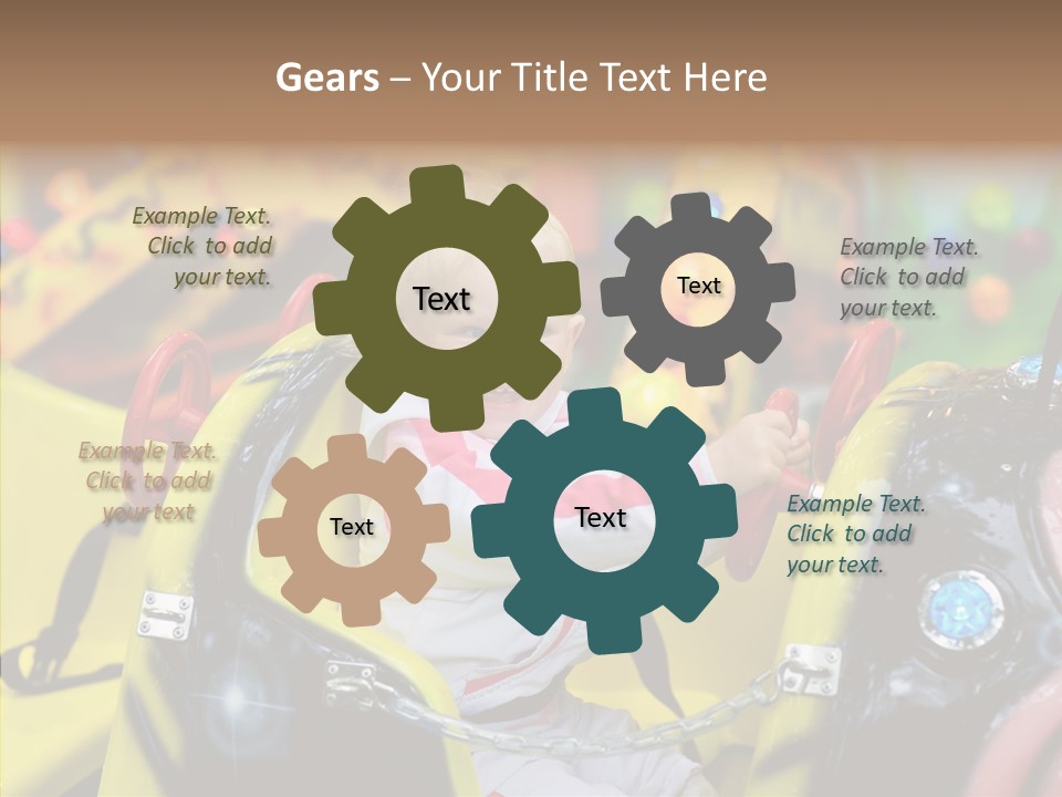 Wheel Speed Circus PowerPoint Template