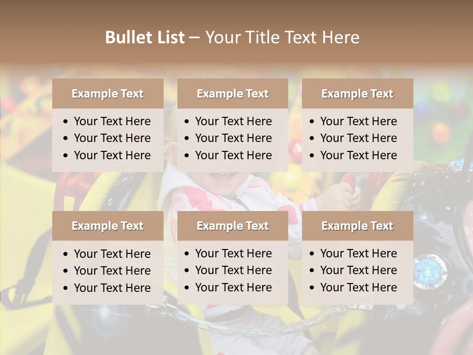 Wheel Speed Circus PowerPoint Template