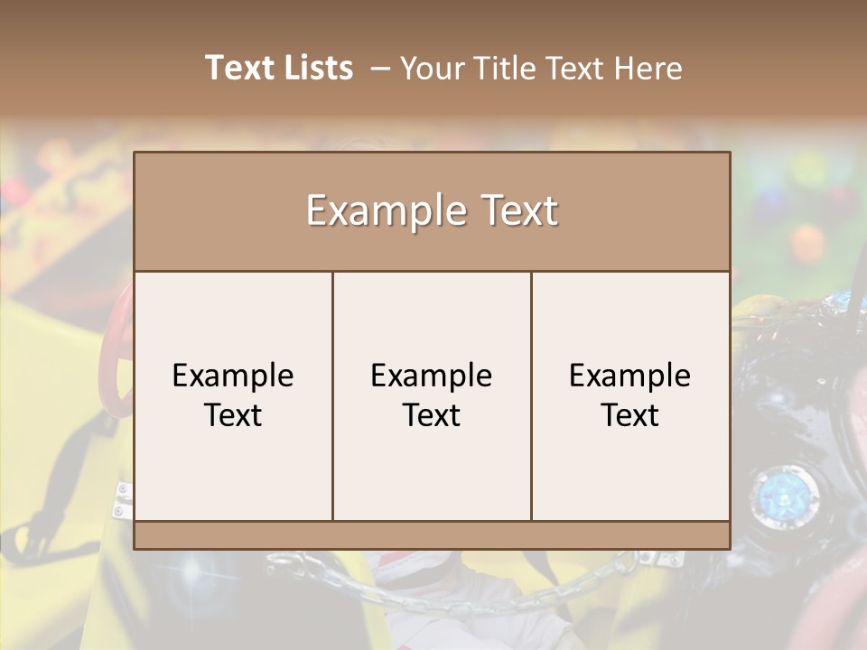 Wheel Speed Circus PowerPoint Template