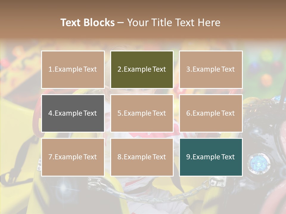 Wheel Speed Circus PowerPoint Template