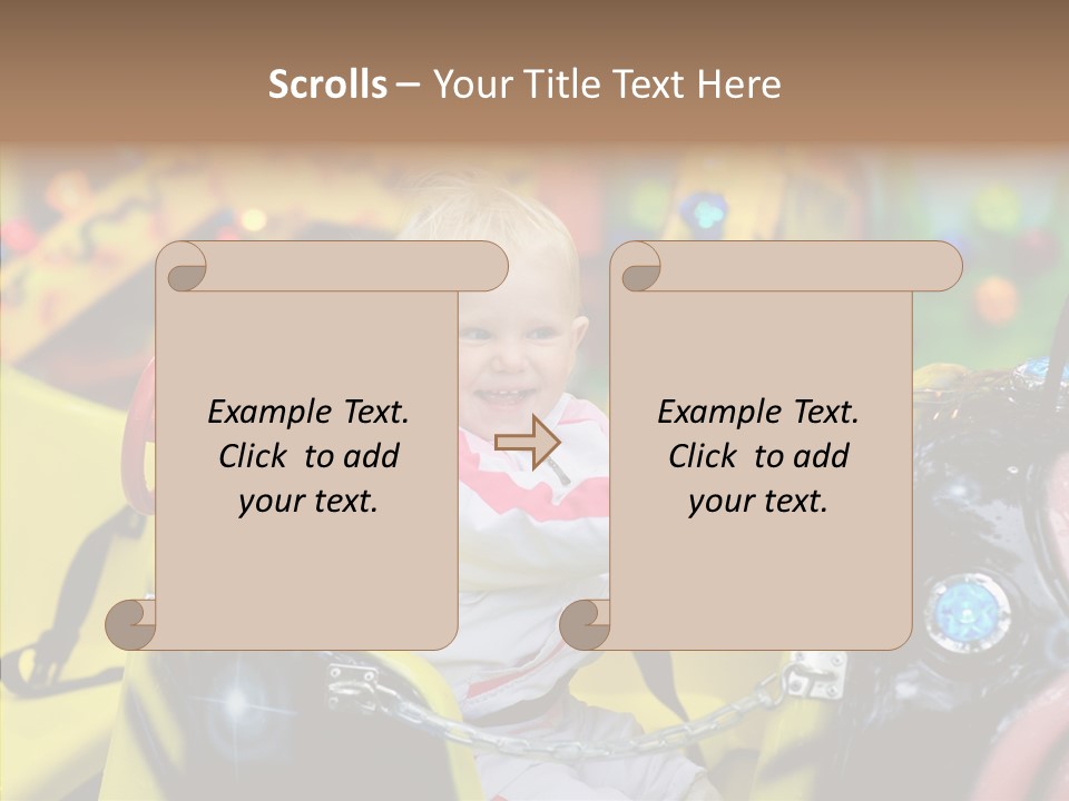 Wheel Speed Circus PowerPoint Template