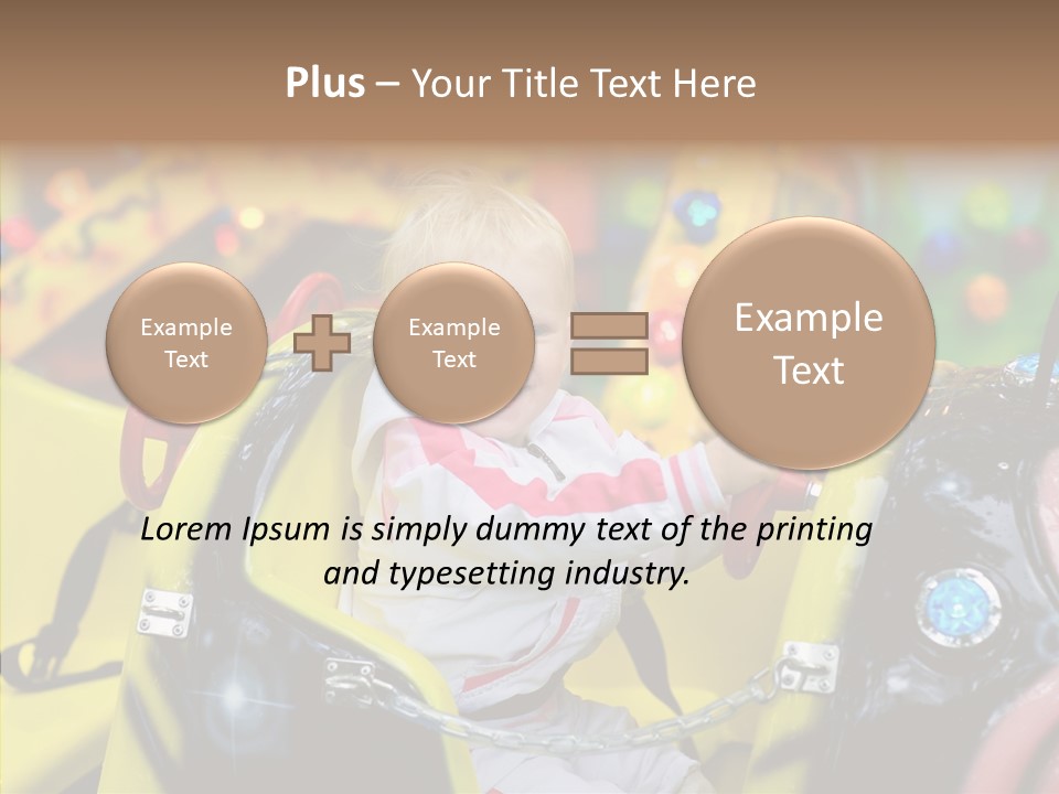 Wheel Speed Circus PowerPoint Template