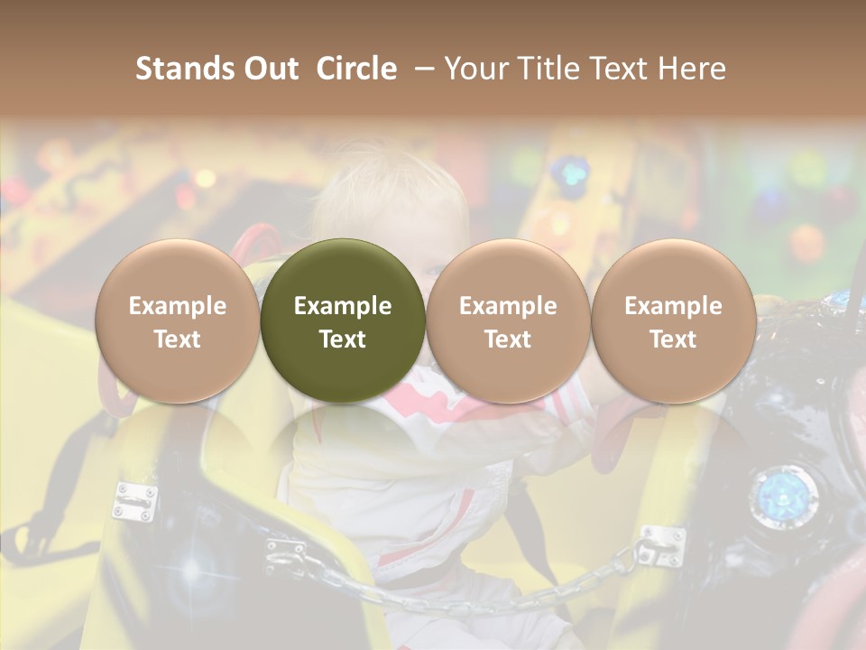 Wheel Speed Circus PowerPoint Template