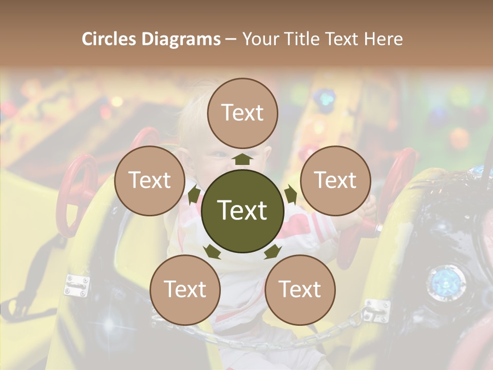 Wheel Speed Circus PowerPoint Template