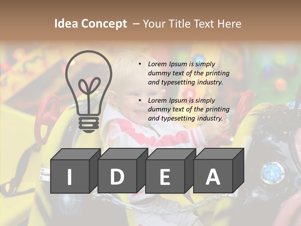 Wheel Speed Circus PowerPoint Template