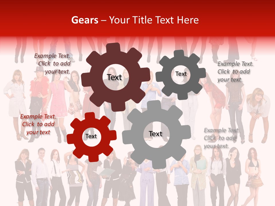 Office Person Hand PowerPoint Template