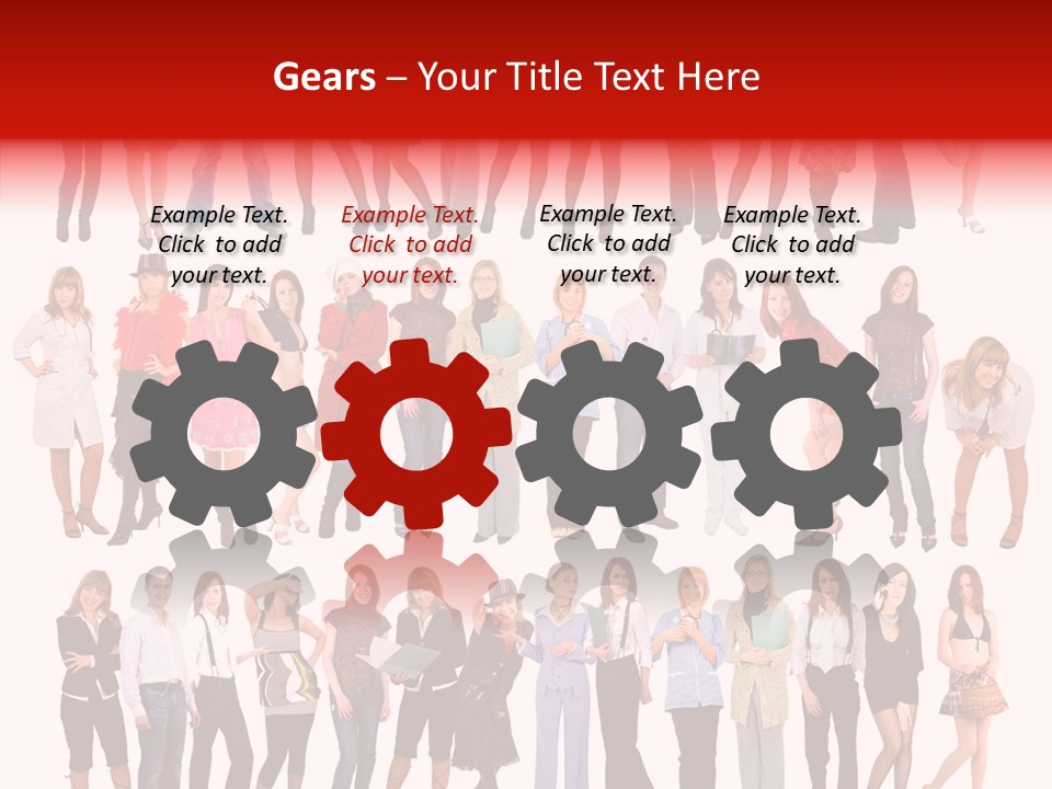 Office Person Hand PowerPoint Template