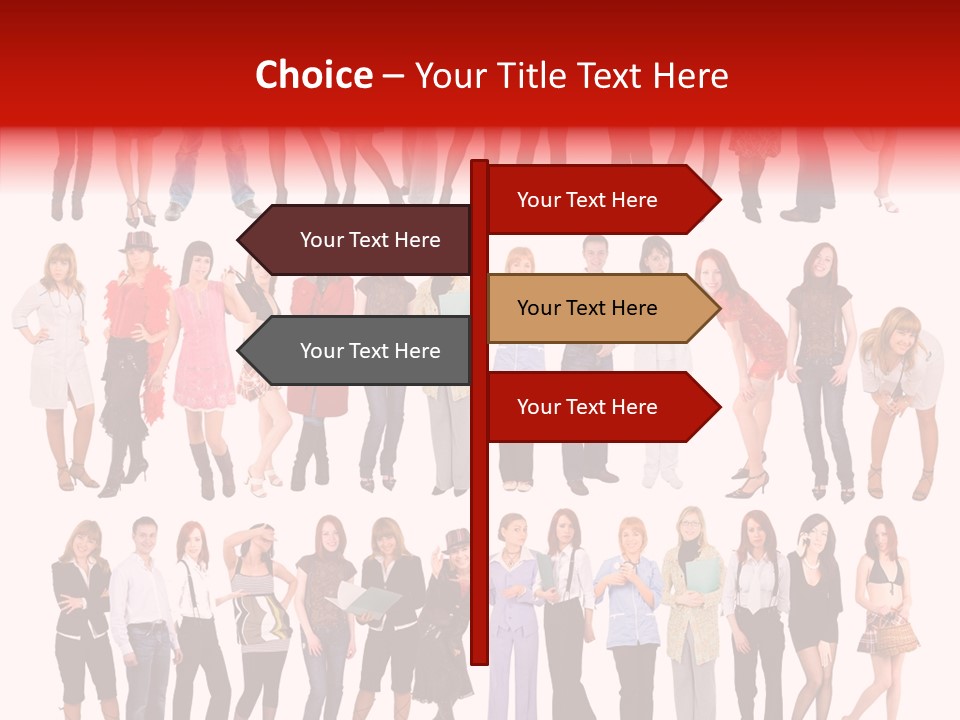 Office Person Hand PowerPoint Template