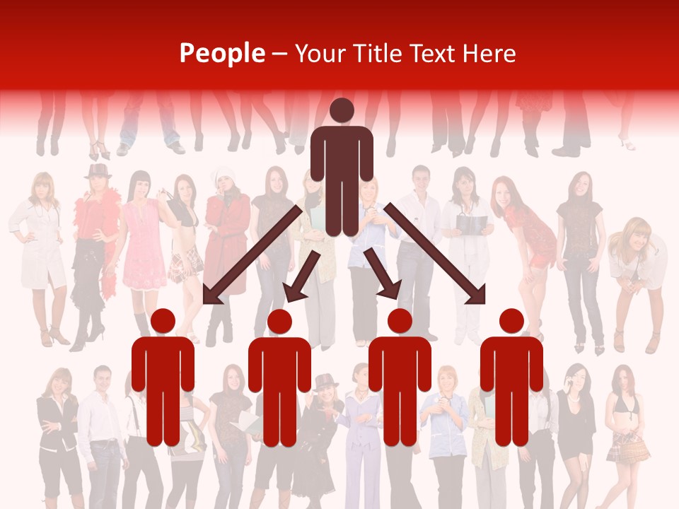 Office Person Hand PowerPoint Template