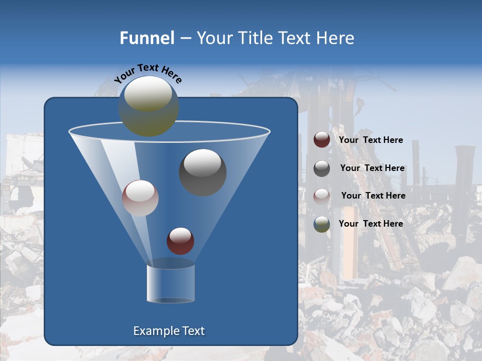 Destroy Abandoned Rubble PowerPoint Template