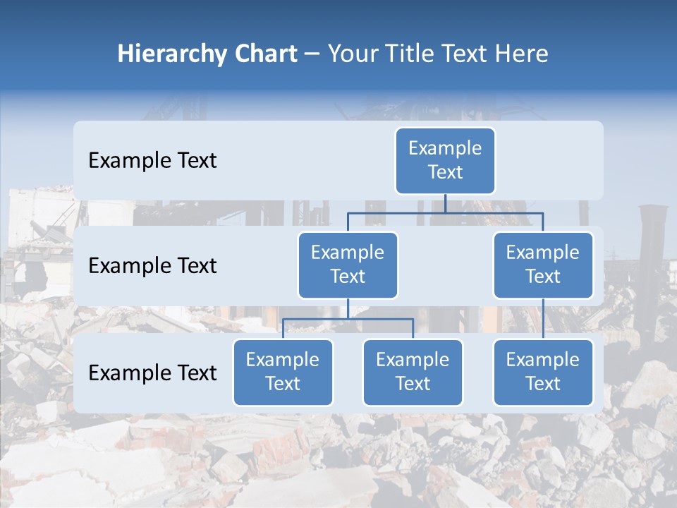Destroy Abandoned Rubble PowerPoint Template