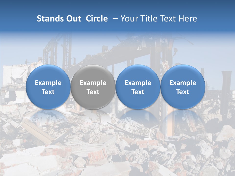 Destroy Abandoned Rubble PowerPoint Template