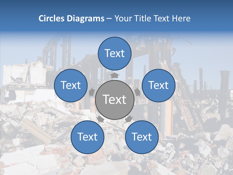 Destroy Abandoned Rubble PowerPoint Template