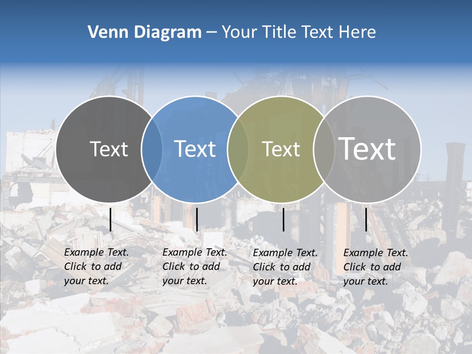 Destroy Abandoned Rubble PowerPoint Template