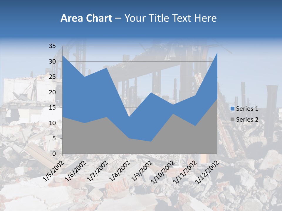 Destroy Abandoned Rubble PowerPoint Template