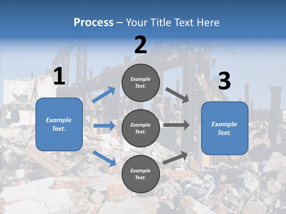 Destroy Abandoned Rubble PowerPoint Template