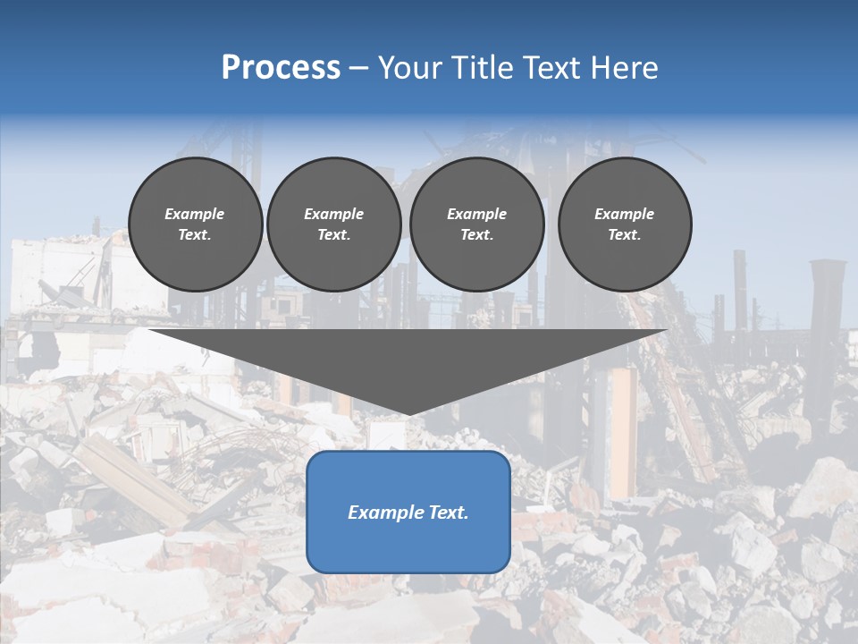 Destroy Abandoned Rubble PowerPoint Template