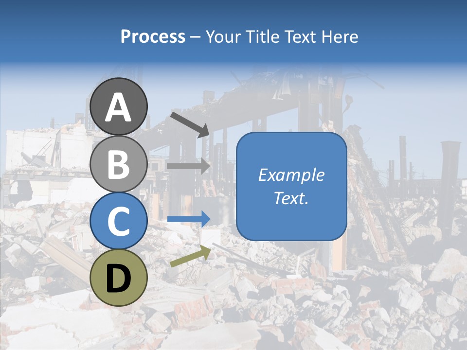 Destroy Abandoned Rubble PowerPoint Template