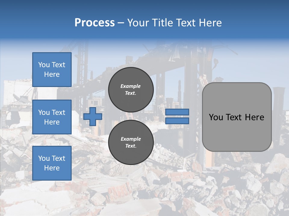Destroy Abandoned Rubble PowerPoint Template
