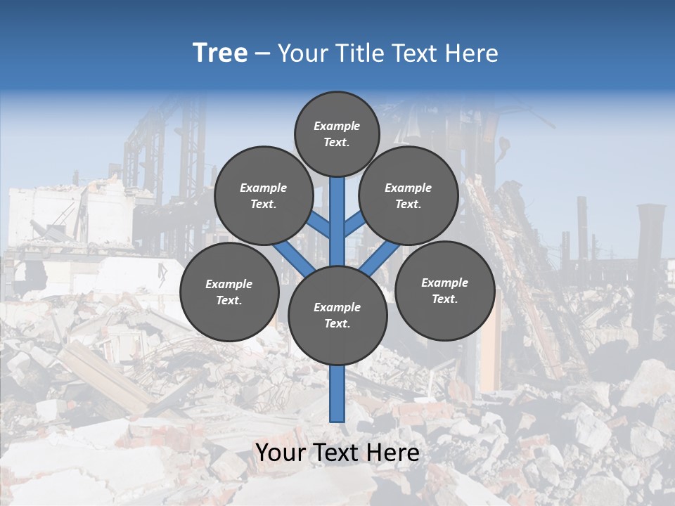 Destroy Abandoned Rubble PowerPoint Template